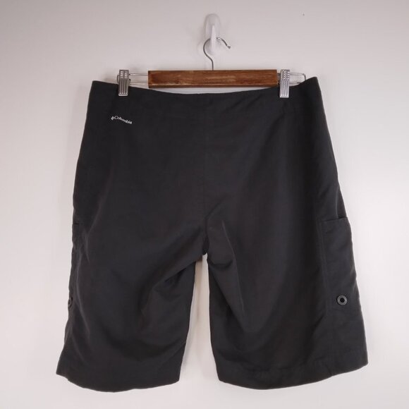 Columbia Omnishade Black Shorts Size 8 - Picture 4 of 7